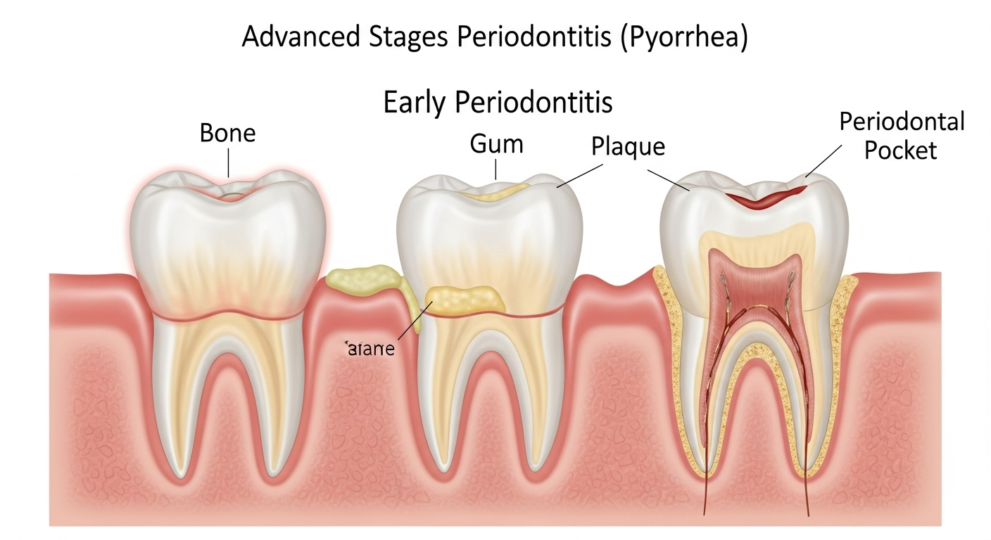 ¿Qué es la enfermedad periodontal o piorrea denta ¿Qué es la enfermedad periodontal o piorrea denta